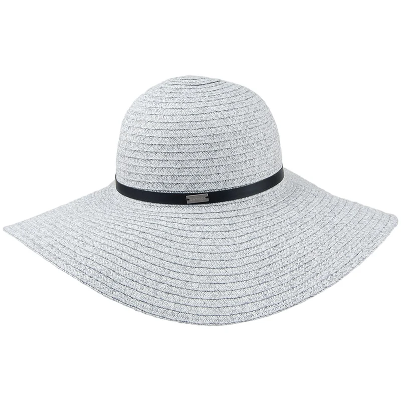 Chapeau Été à Bord Large Ramona mélange de gris BETMAR