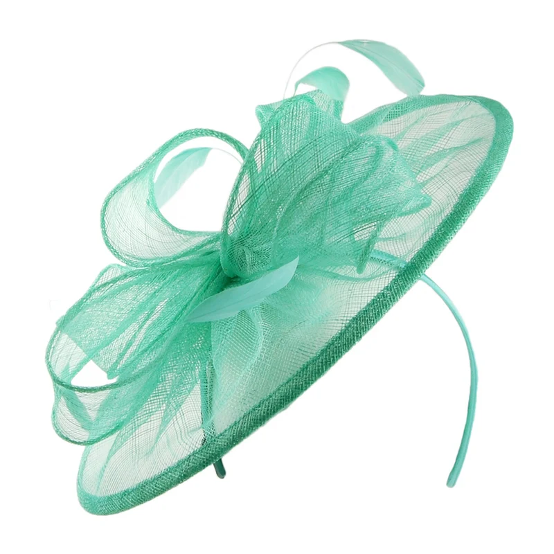 Chapeau Bibi Disque Ginny turquoise FAILSWORTH