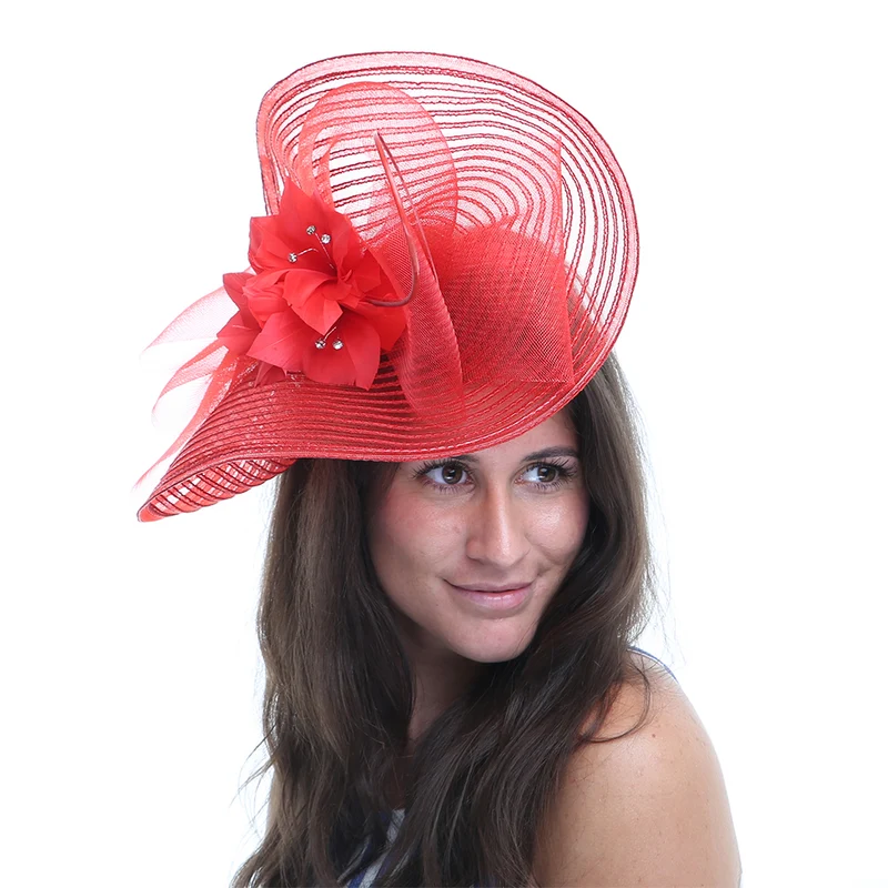 Chapeau Bibi Sophia rouge JANE ANNE DESIGNS