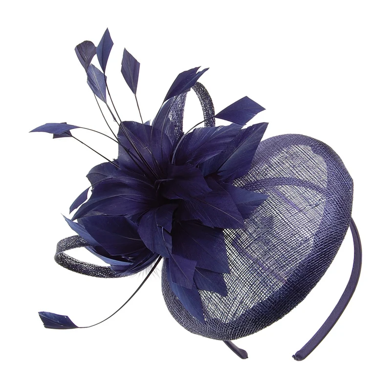 Chapeau Bibi Mandy bleu foncé JANE ANNE DESIGNS