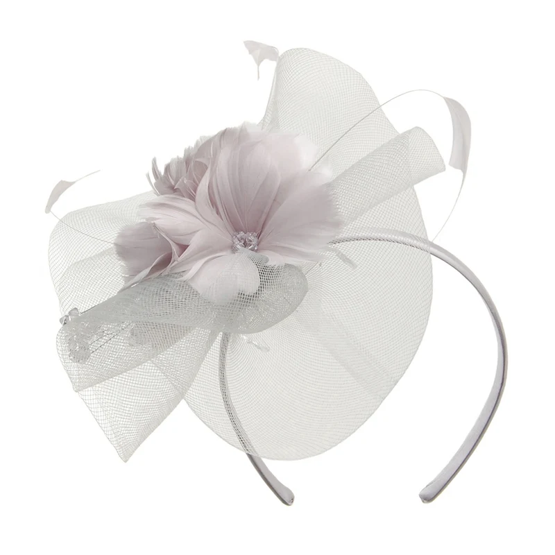 Chapeau Bibi Clementine argenté JANE ANNE DESIGNS