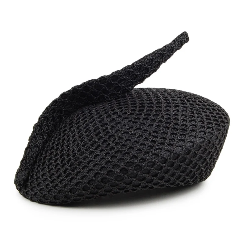 Chapeau Calot avec Maille Wednesday noir WHITELEY