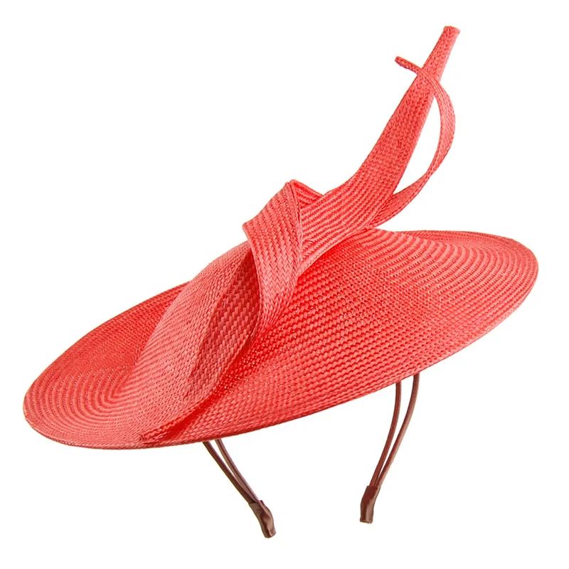 Chapeau Bibi Disque en Paille Marian orange WHITELEY