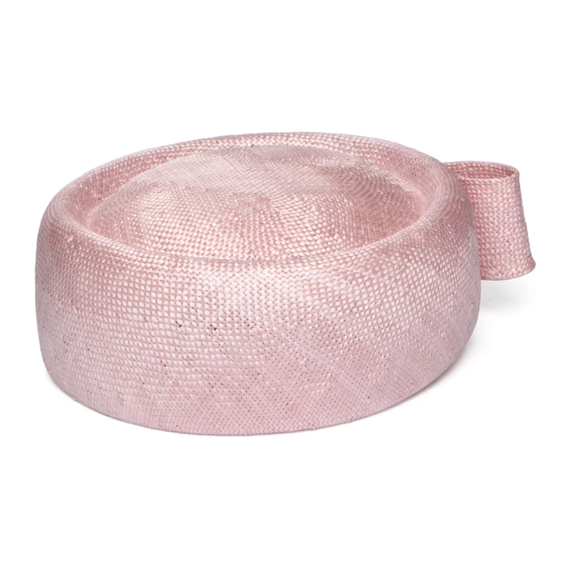 Chapeau Calot en Paille Jackie O rose WHITELEY