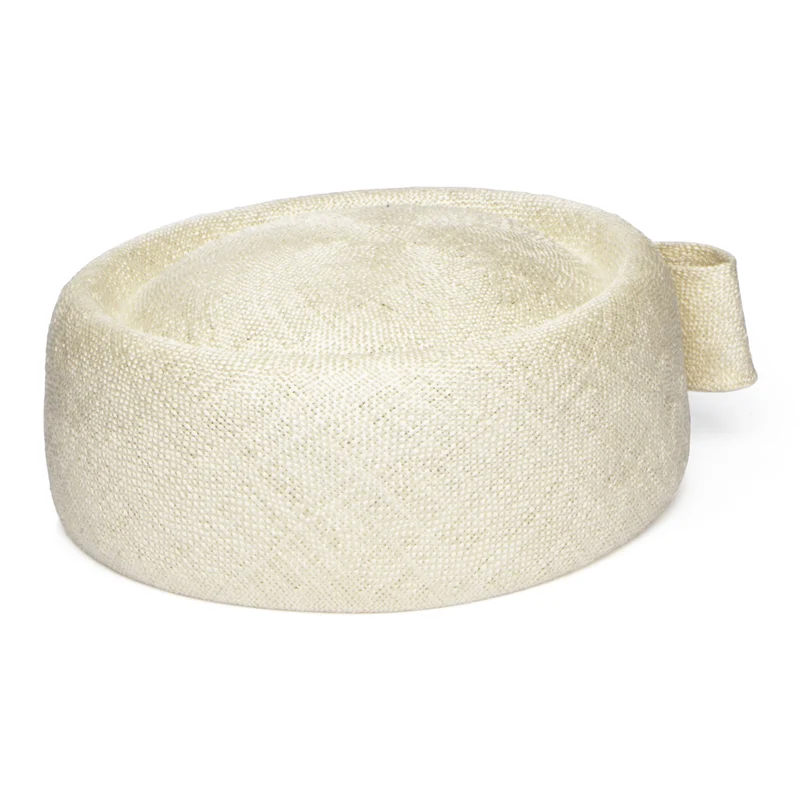 Chapeau Calot en Paille Jackie O ivoire WHITELEY
