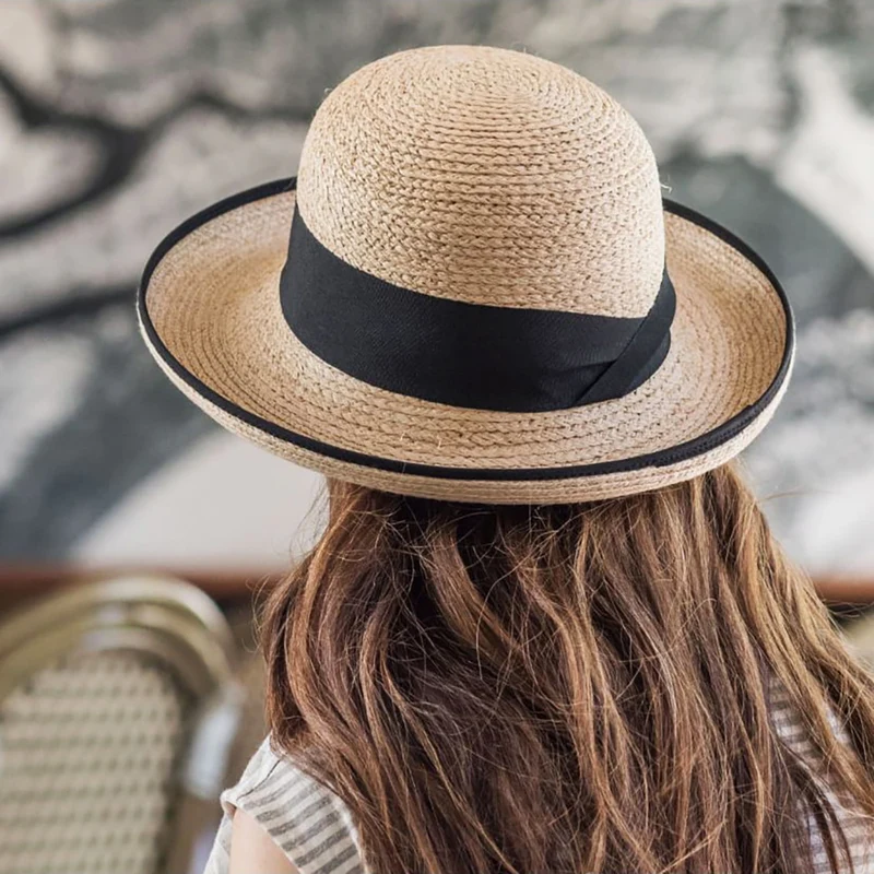 Chapeau Été en Raphia Rebecca naturel TILLEY