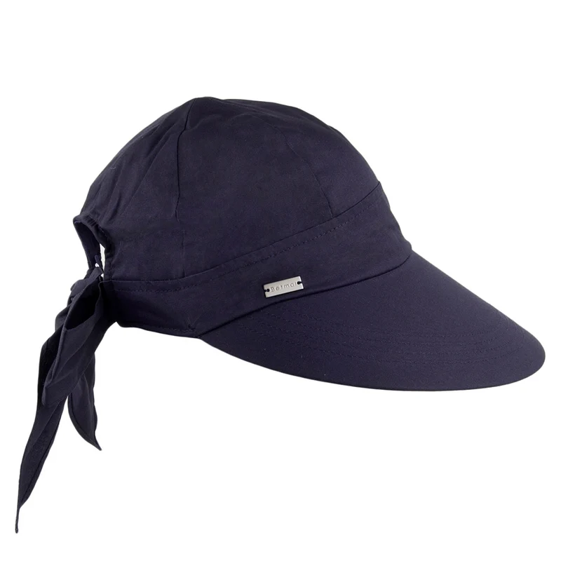 Visière Face Framer en coton bleu marine BETMAR