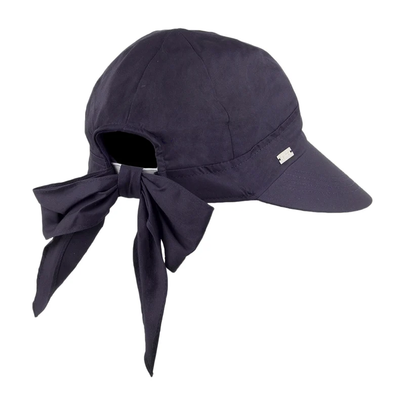Visière Face Framer en coton bleu marine BETMAR