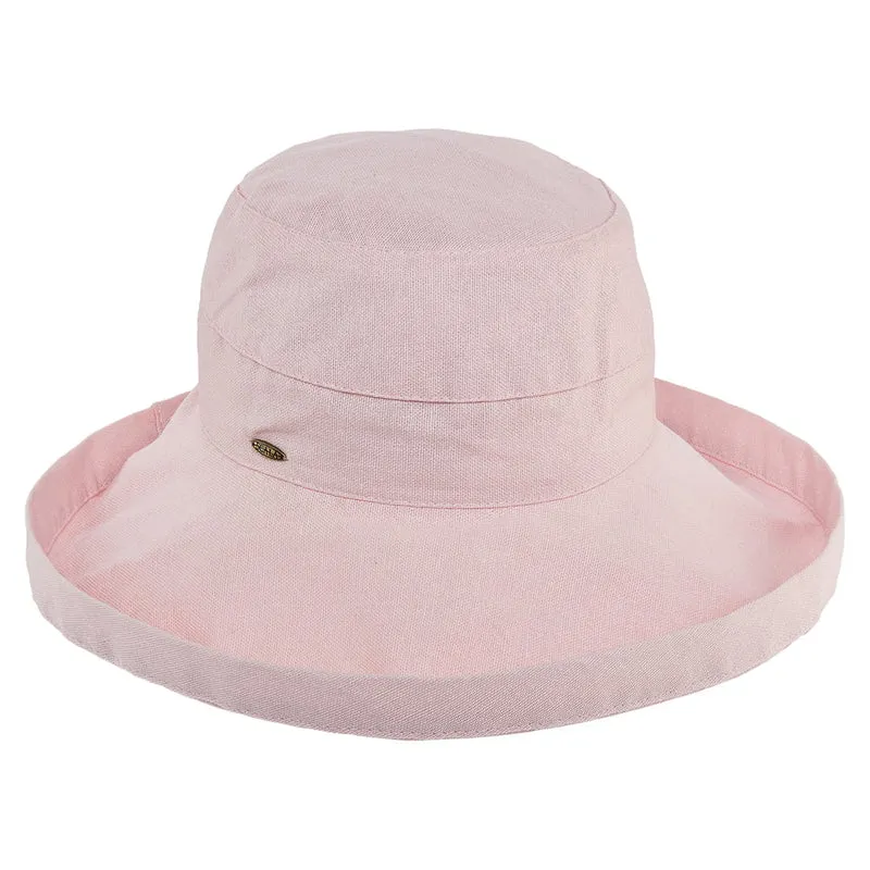 Chapeau Été Pliable Lanikai rose SCALA