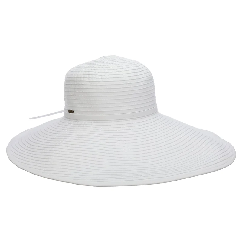 Chapeau Été à Bord Large Russo blanc SCALA