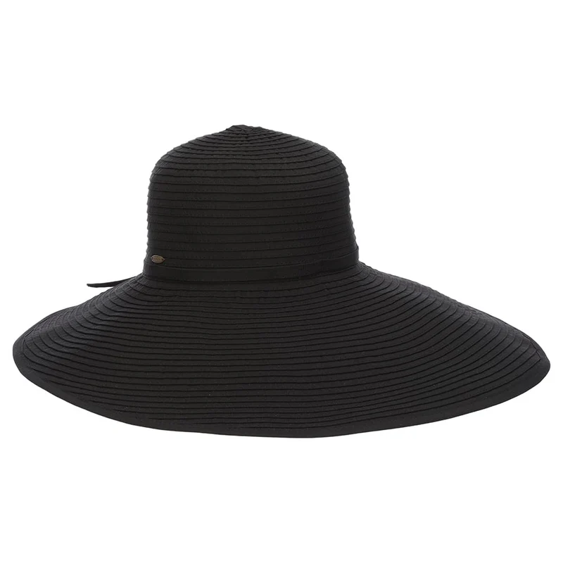 Chapeau Été à Bord Large Russo noir SCALA