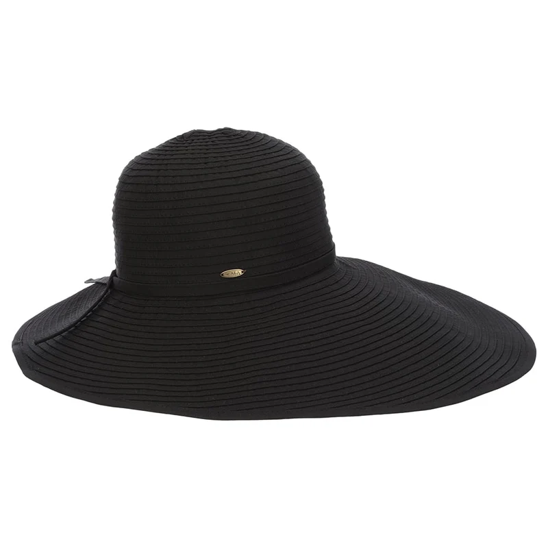 Chapeau Été à Bord Large Russo noir SCALA