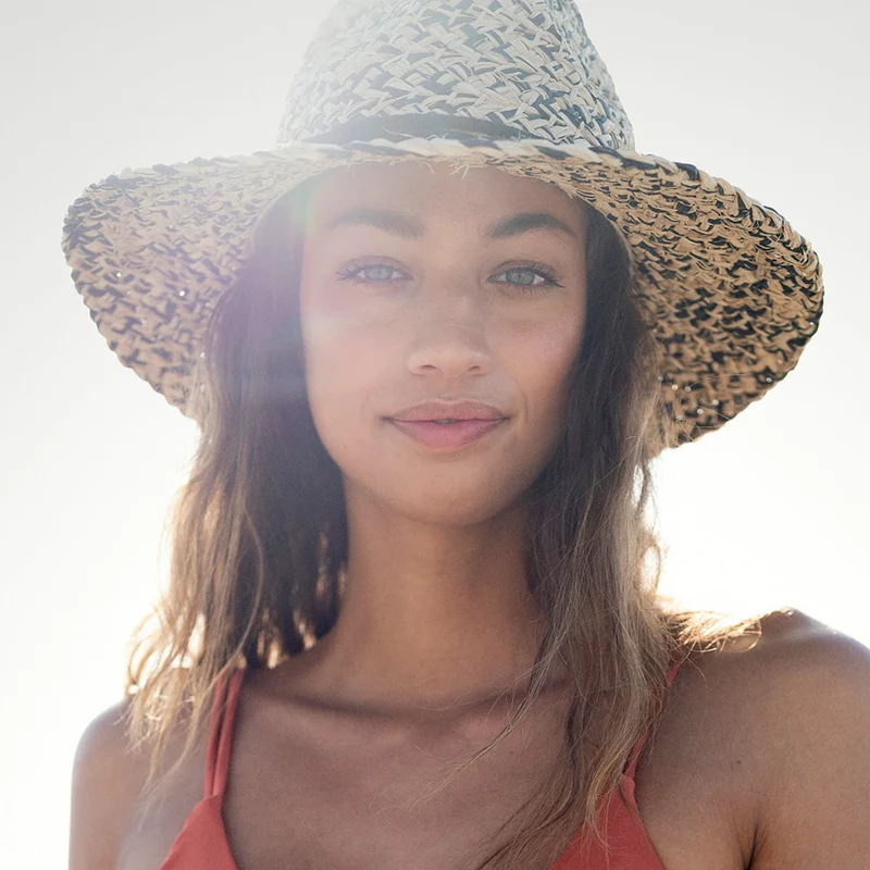 Chapeau Fedora en Raphia Fatua naturel BARTS