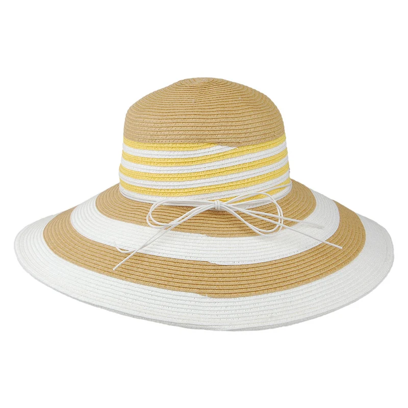 Chapeau Été Capeline Ahina naturel-multicolore CAPPELLI