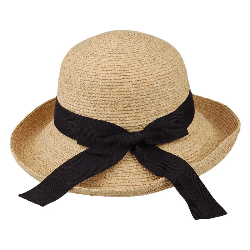 Chapeau Été en Raphia Tressage Fin Ravello naturel SCALA