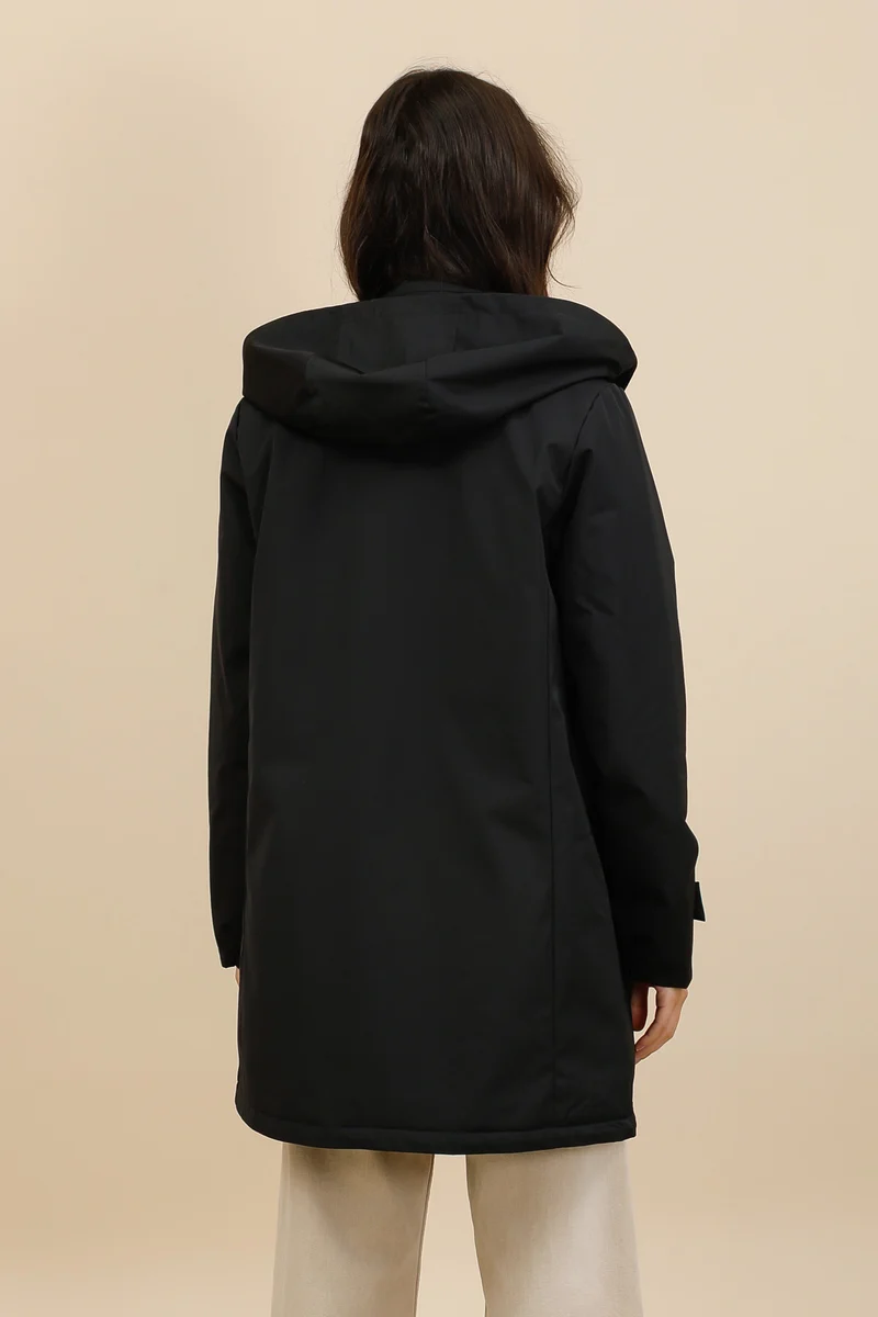 Veste imperméable longue mi-saison