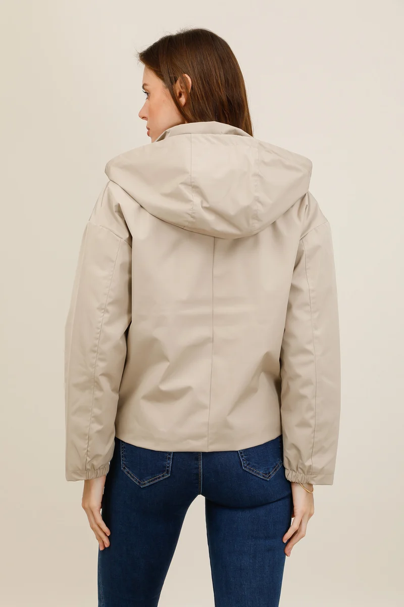 Veste imperméable courte mi-saison
