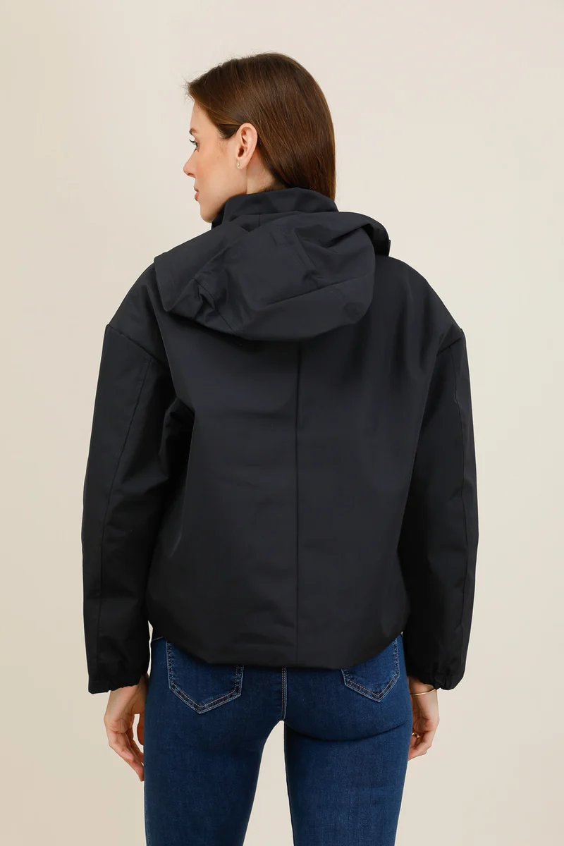 Veste imperméable courte mi-saison