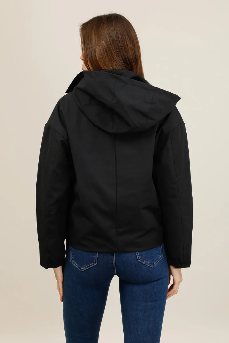 Veste imperméable courte mi-saison