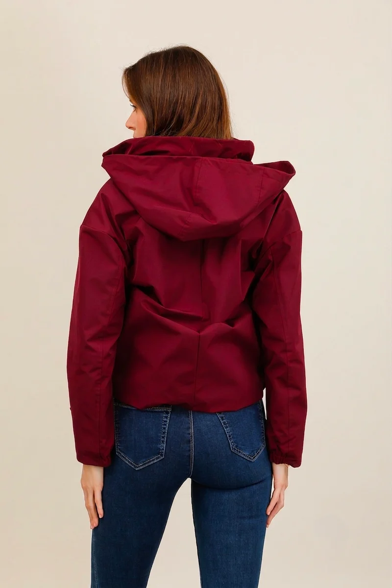 Veste imperméable courte mi-saison