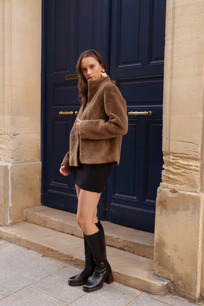 Veste fourrure - 3 en 1