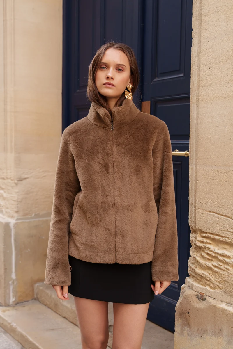 Veste fourrure - 3 en 1