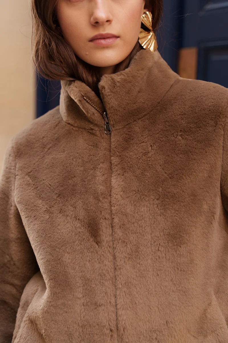 Veste fourrure - 3 en 1
