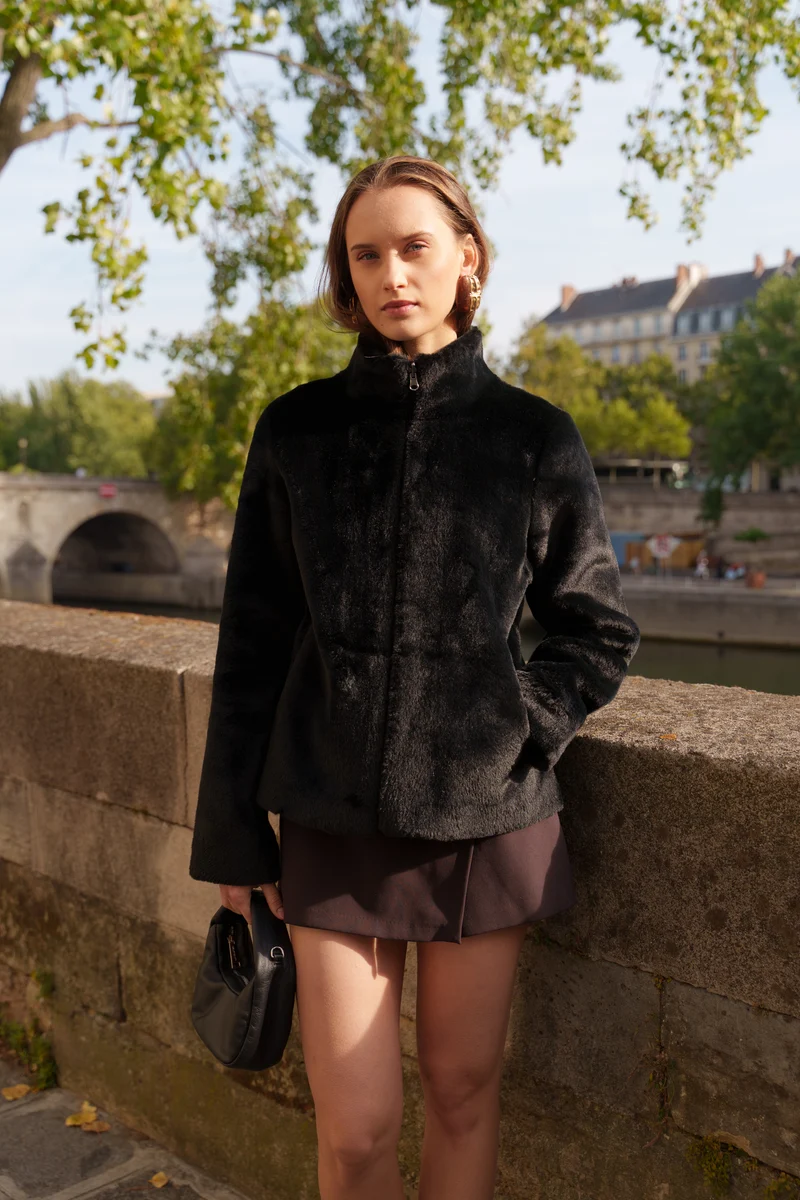 Veste fourrure - 3 en 1