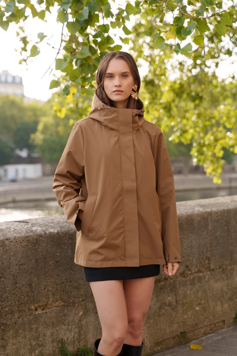 Parka imperméable courte - 3 en 1