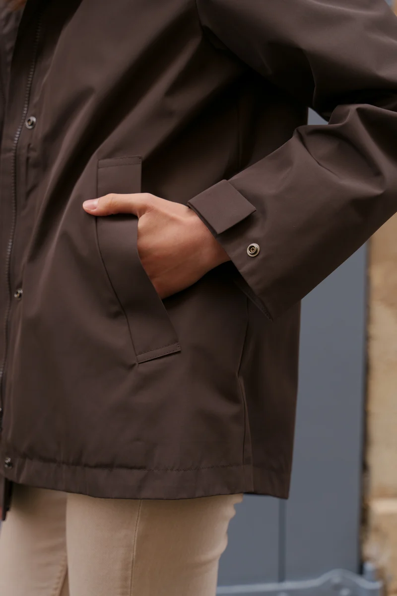 Parka imperméable courte - 3 en 1