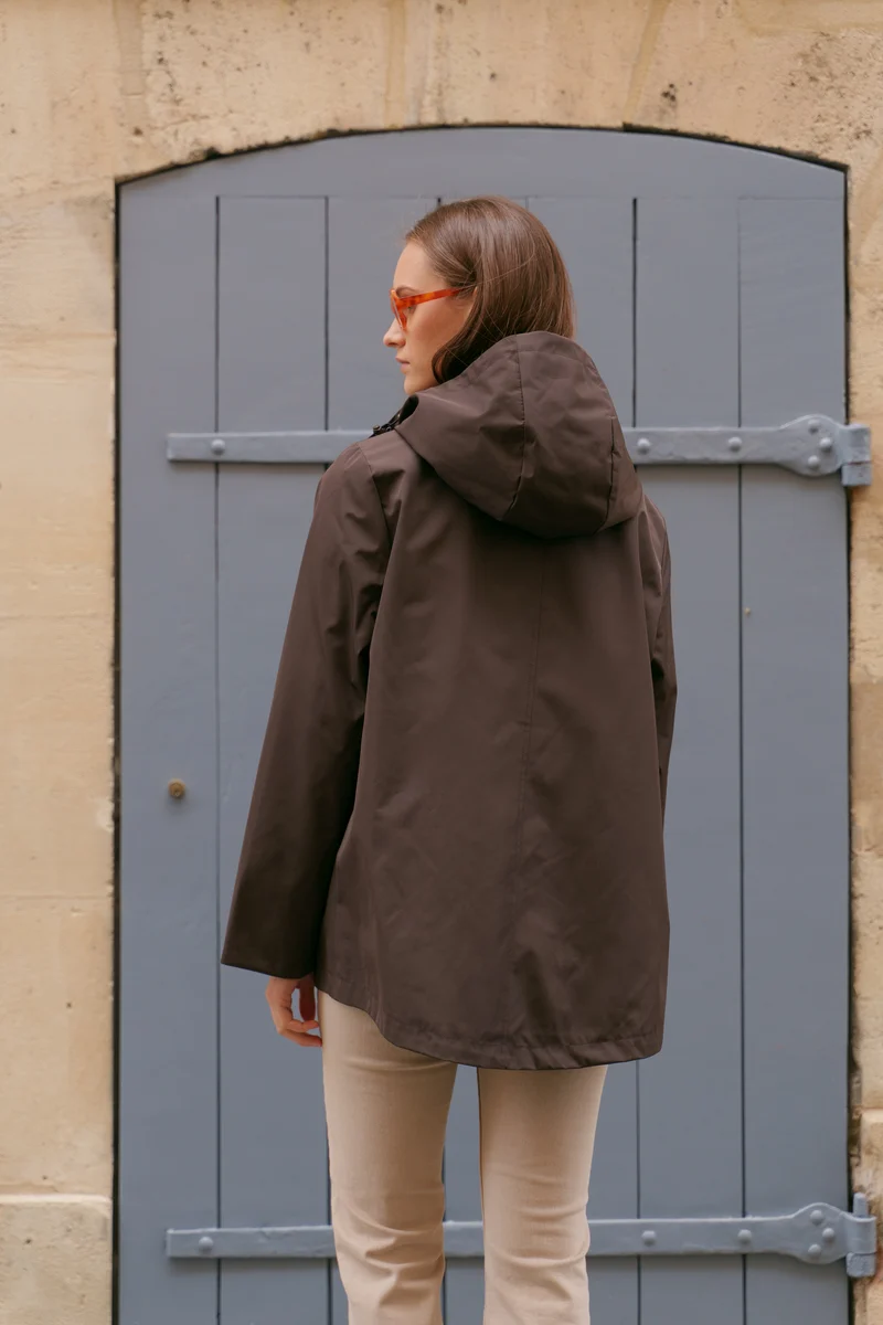 Parka imperméable courte - 3 en 1