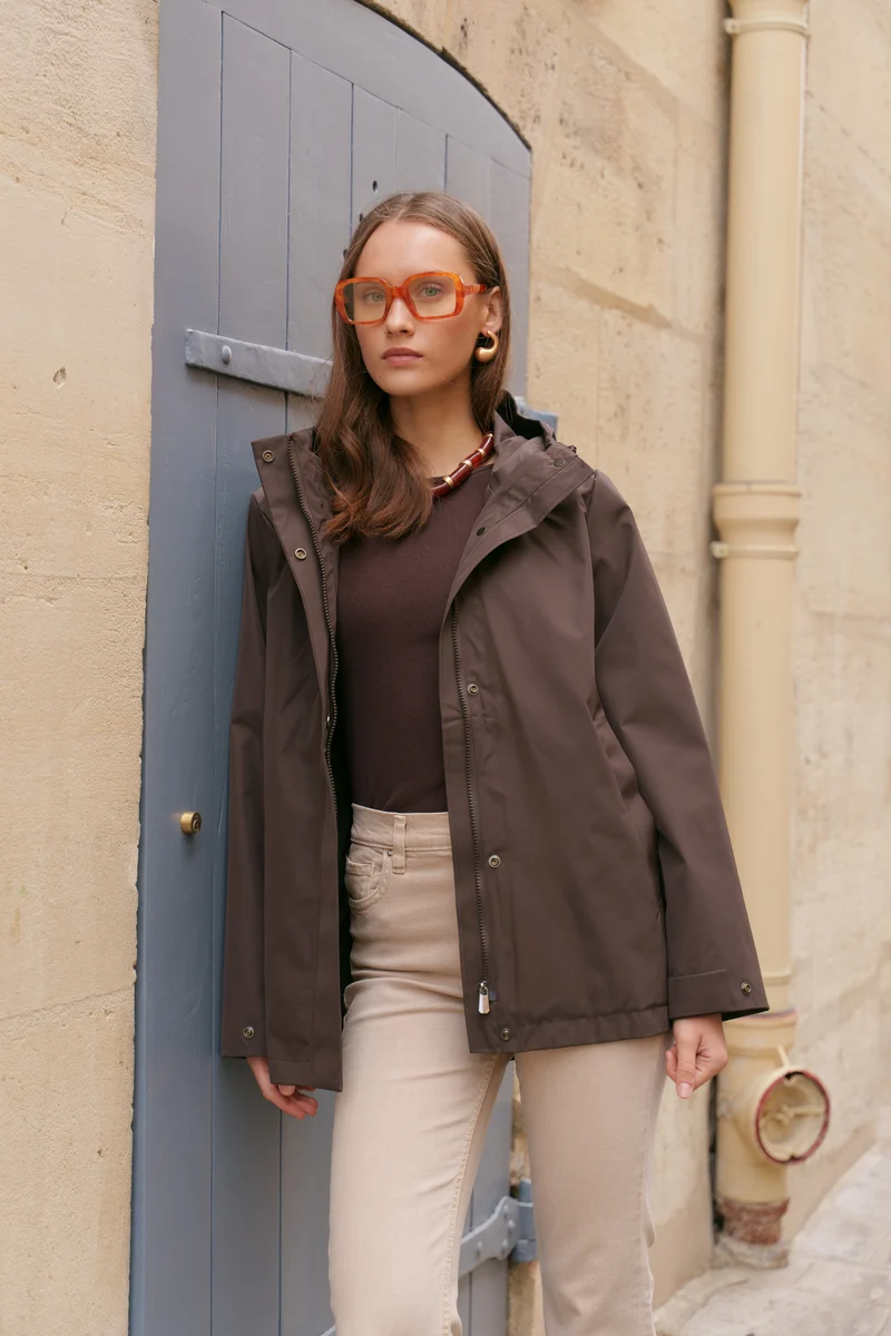 Parka imperméable courte - 3 en 1