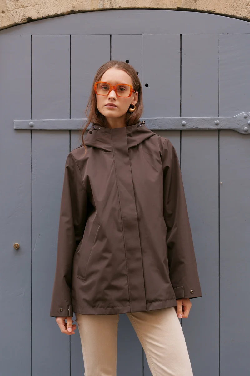 Parka imperméable courte - 3 en 1