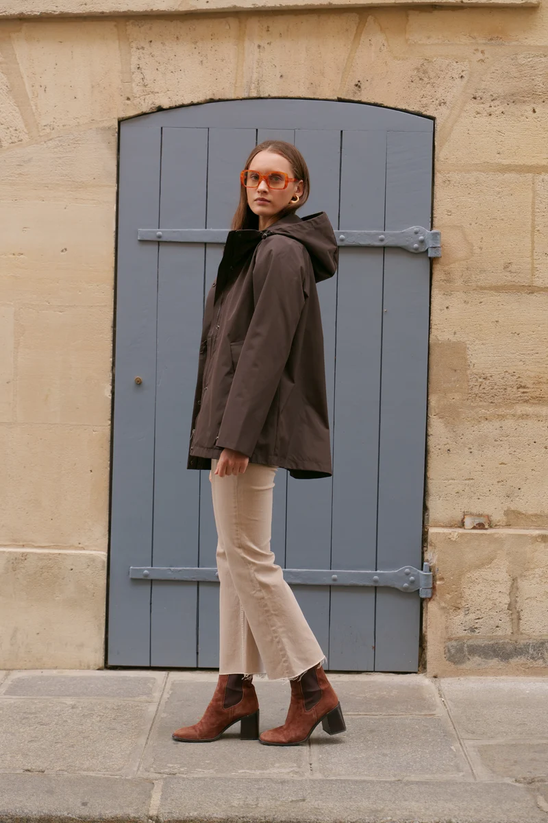 Parka imperméable courte - 3 en 1