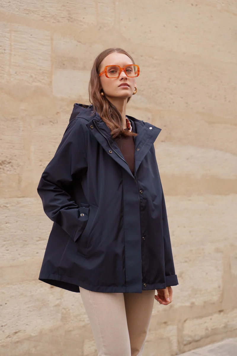 Parka imperméable courte - 3 en 1