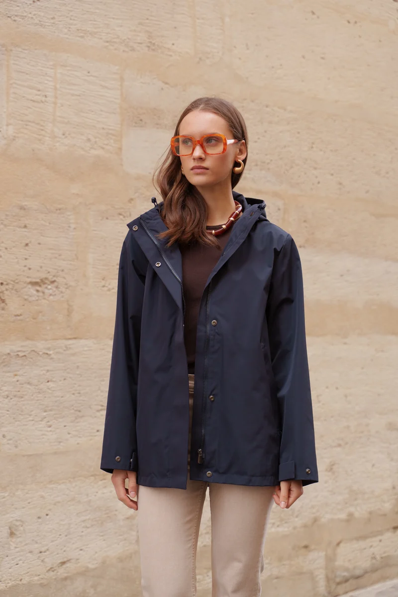 Parka imperméable courte - 3 en 1