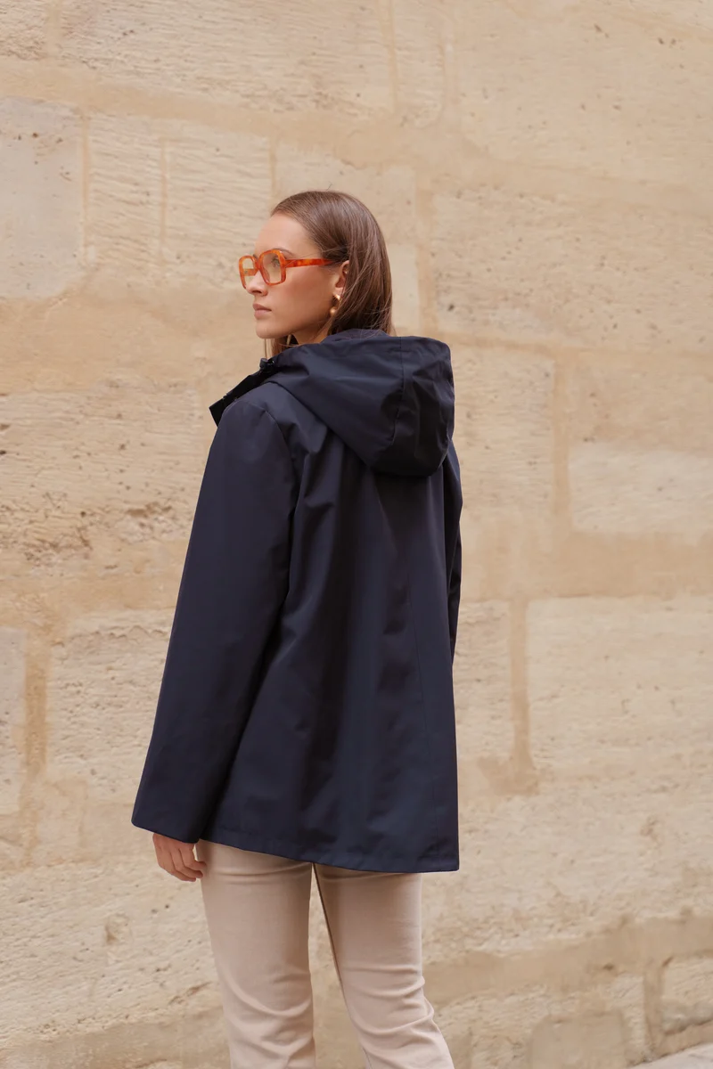 Parka imperméable courte - 3 en 1