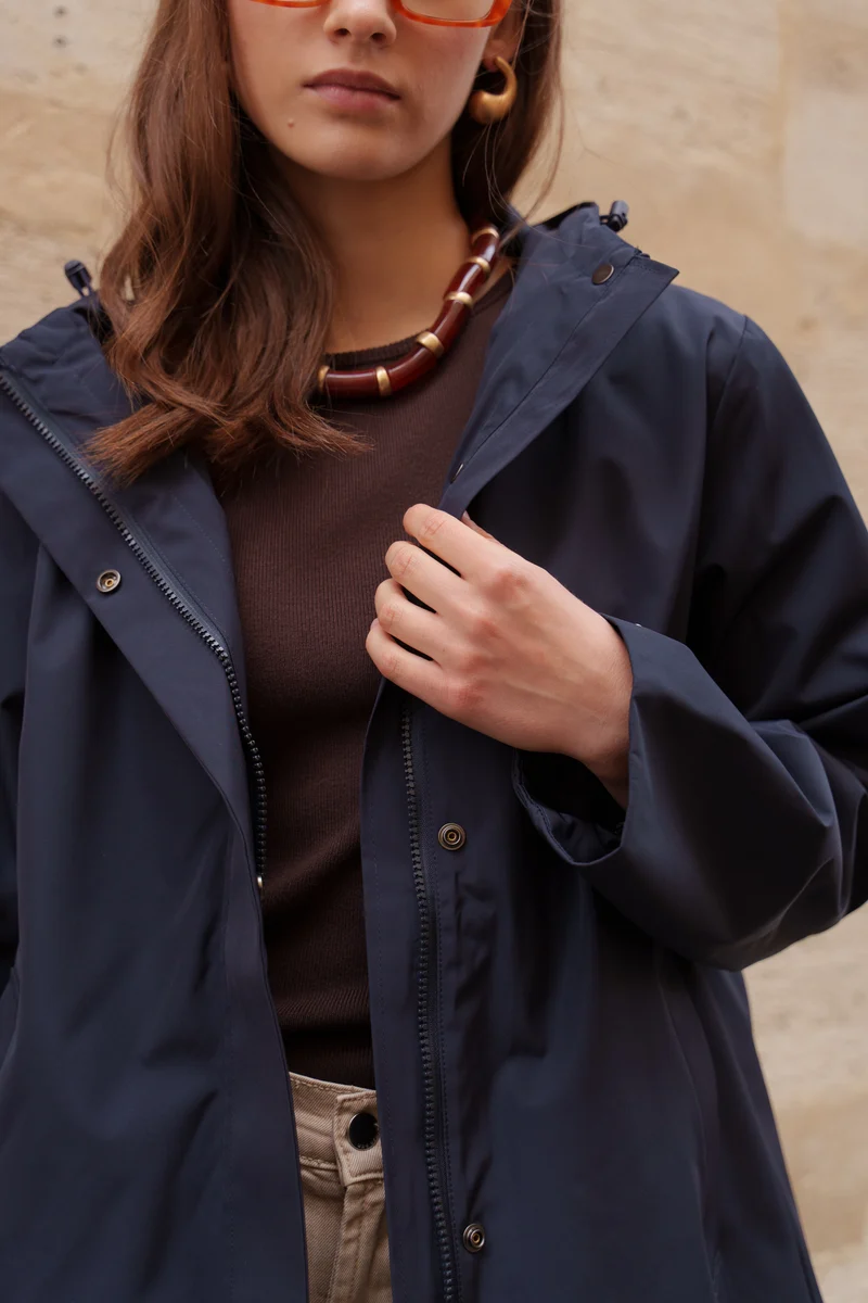 Parka imperméable courte - 3 en 1