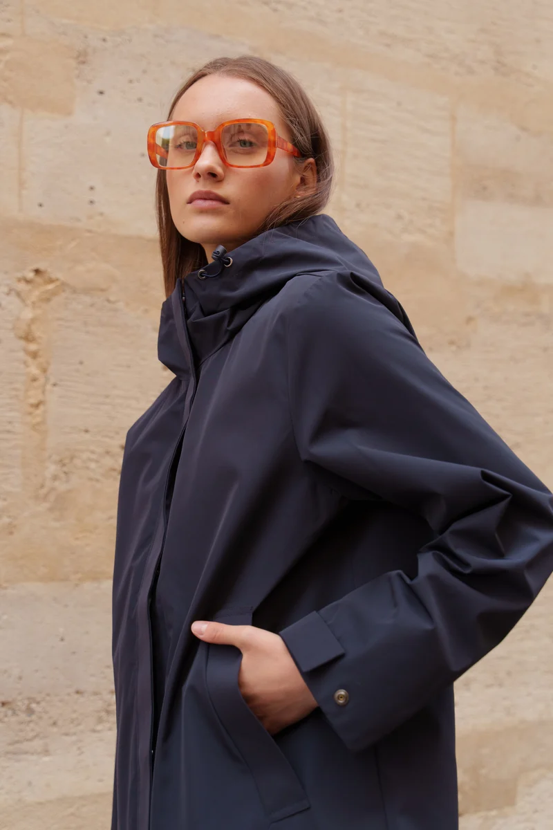 Parka imperméable courte - 3 en 1