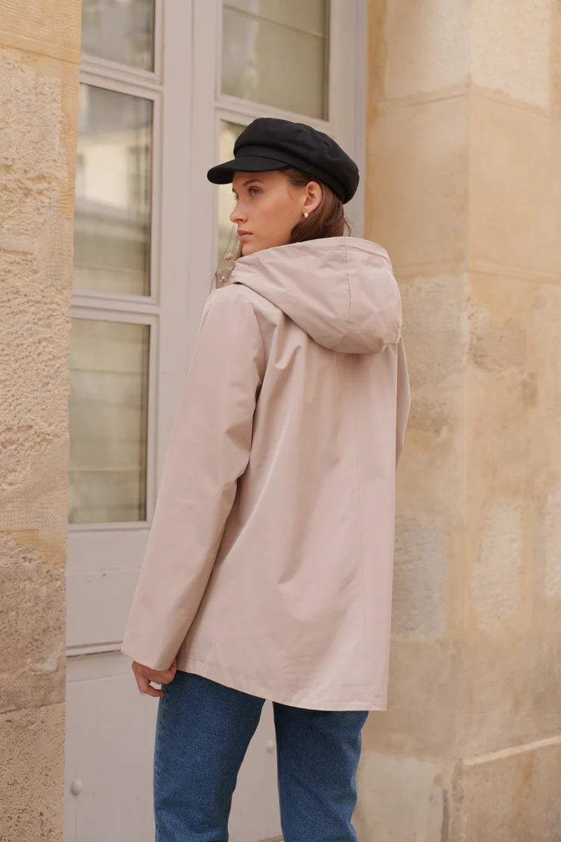 Parka imperméable courte - 3 en 1