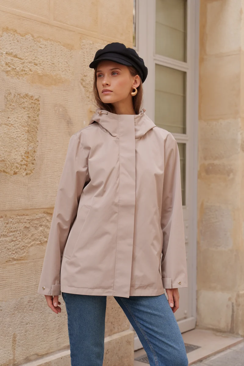 Parka imperméable courte - 3 en 1