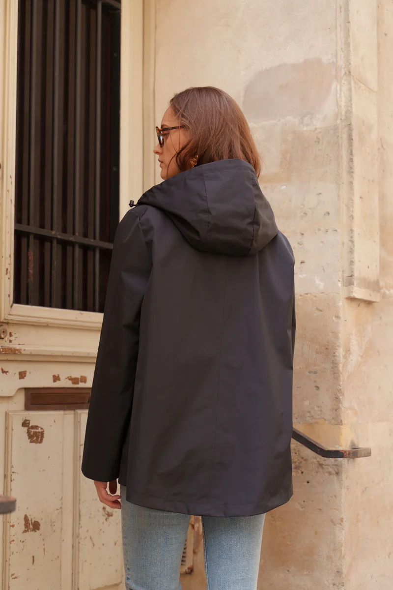 Parka imperméable courte - 3 en 1
