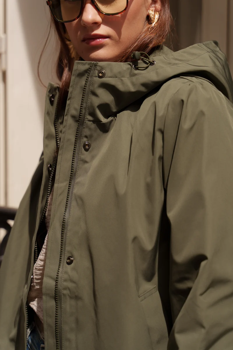 Parka imperméable courte - 3 en 1