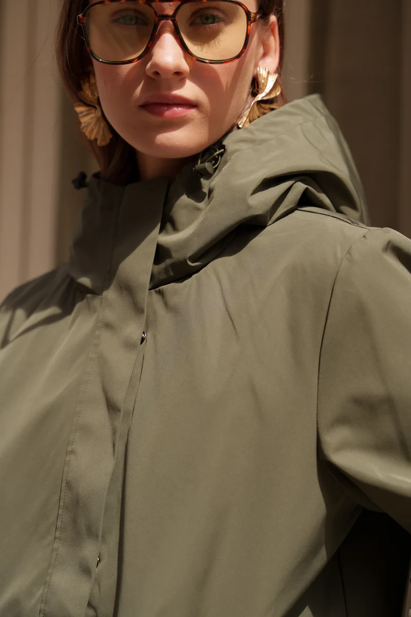 Parka imperméable courte - 3 en 1