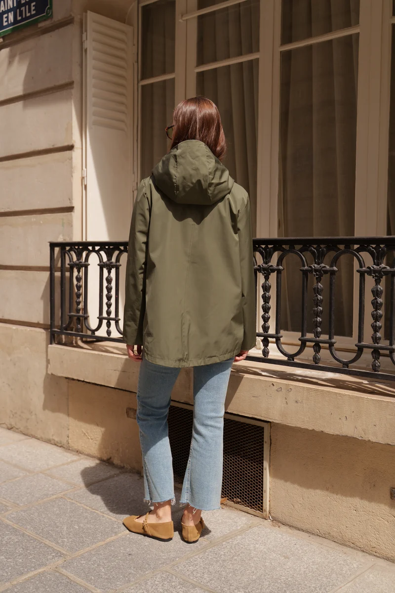Parka imperméable courte - 3 en 1
