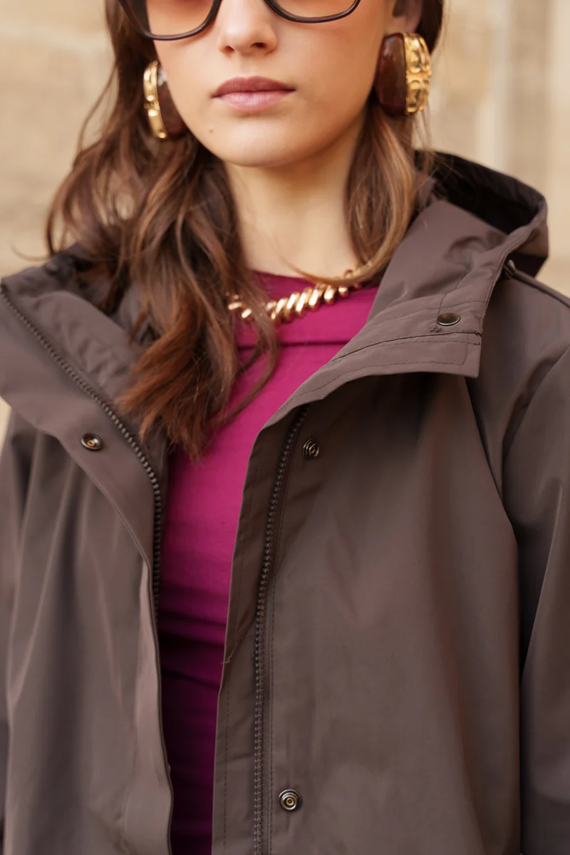 Parka imperméable longue - 3 en 1