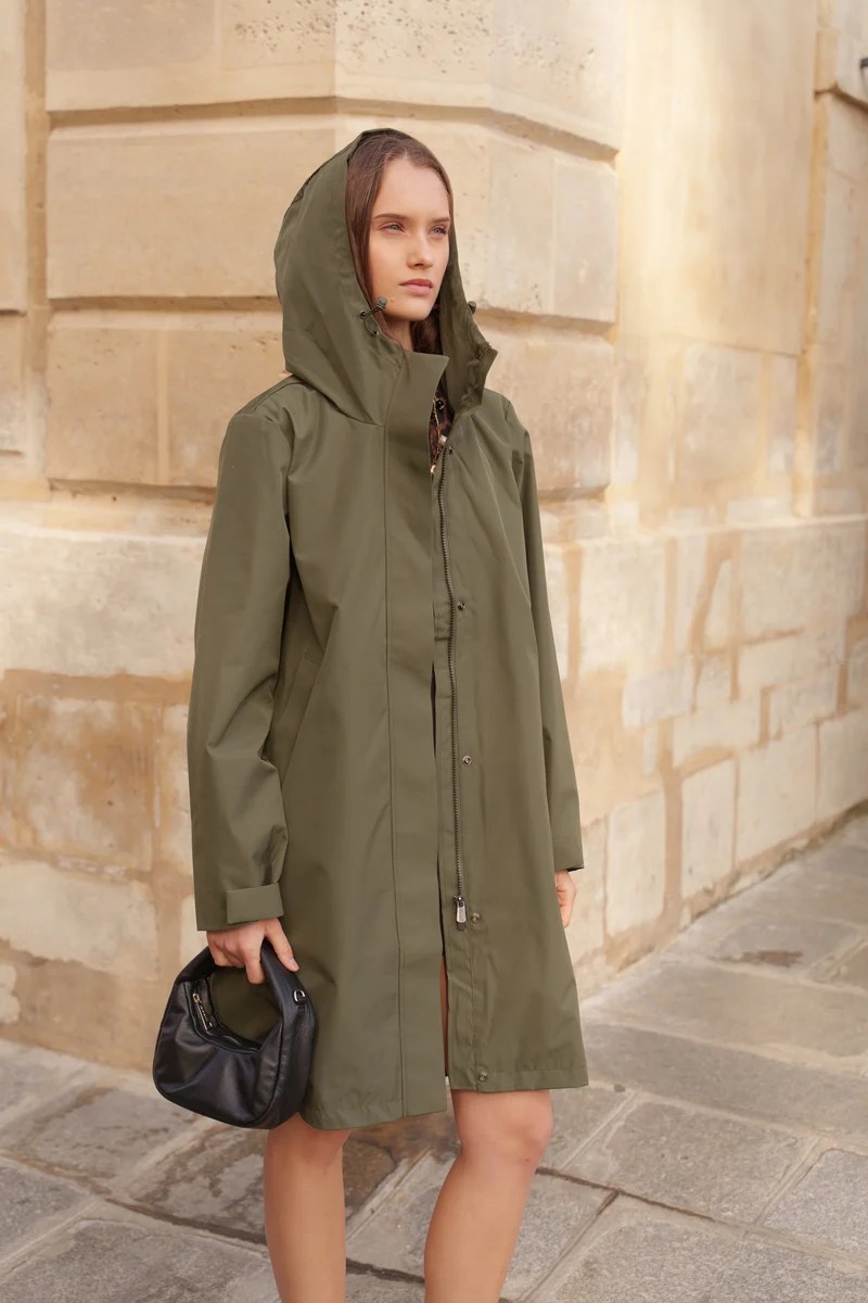 Parka imperméable longue - 3 en 1