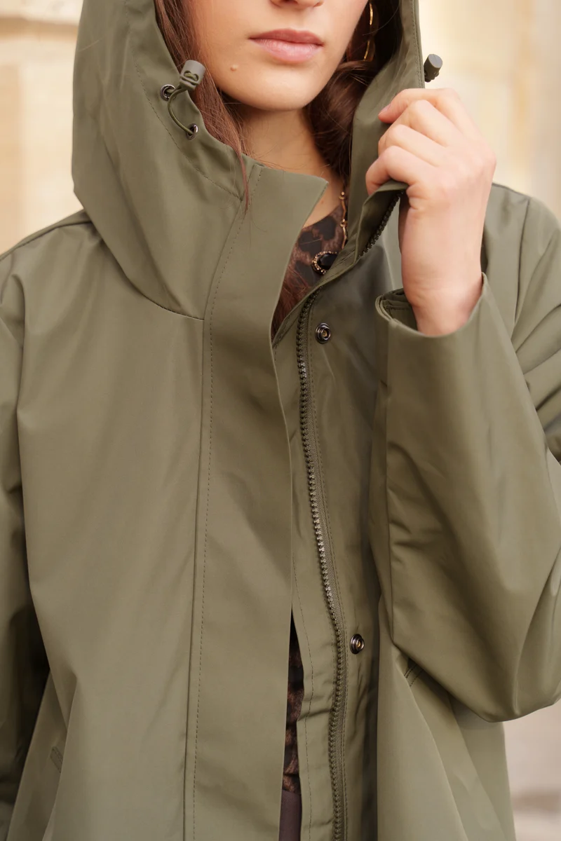 Parka imperméable longue - 3 en 1