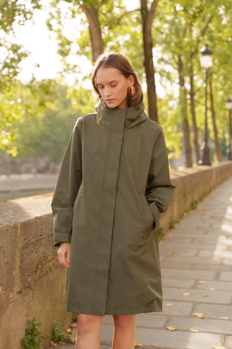 Parka imperméable longue - 3 en 1