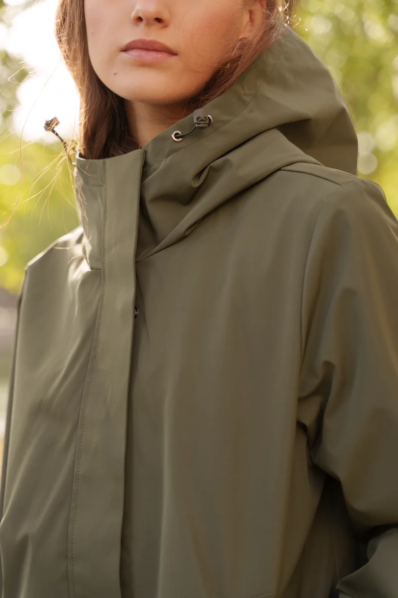 Parka imperméable longue - 3 en 1